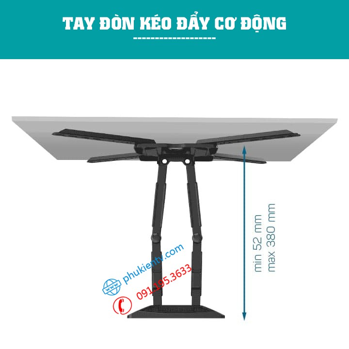 Giá treo tivi NB P5 32 - 40 - 50 - 55 - 60 - 65 - 70 Inch - Giá Treo Tivi Góc Xoay Đa Năng - Model Mới 2022