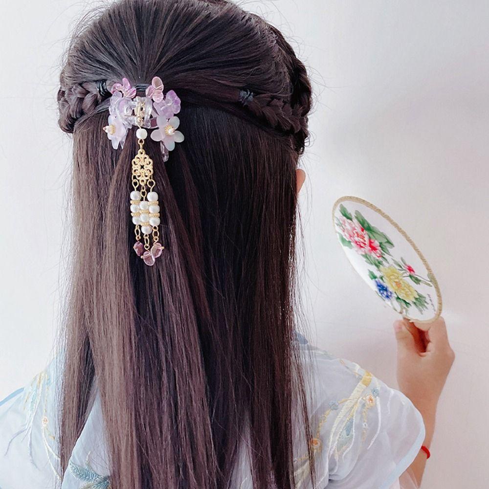 Trâm Cài Tóc Phối Tua Rua Phong Cách Trung Hoa Cổ Điển Cho Nữ