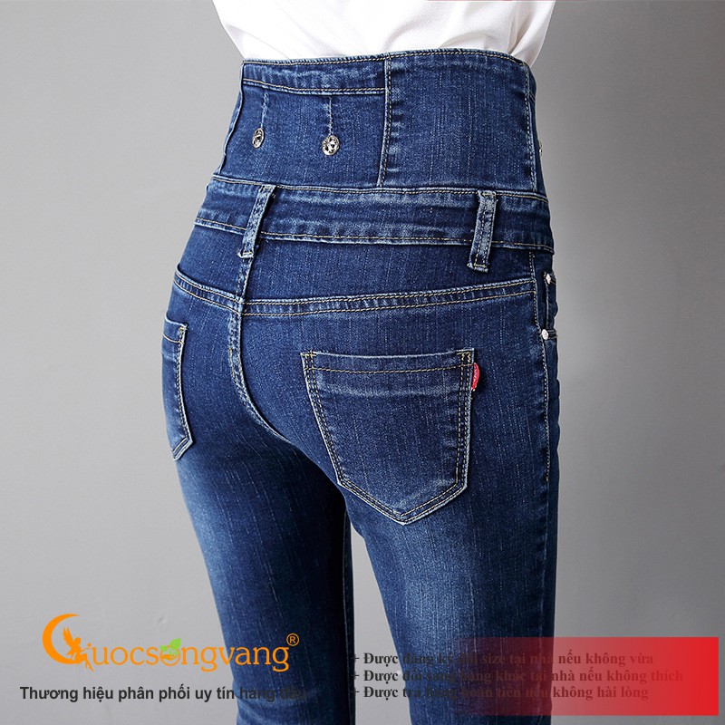 Quần jean nữ lưng cao quần skinny nữ co giãn GLQ124 Cuocsongvang