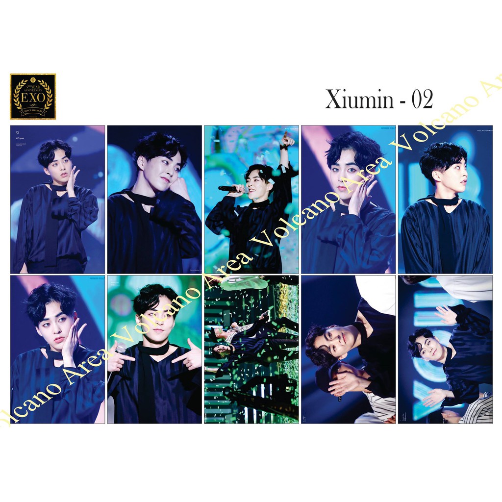 [EXO] Set sticker Xiumin (2 mẫu) - có nhiều mẫu Kpop