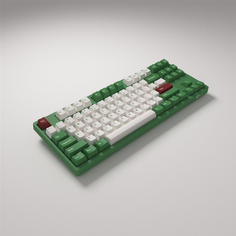 Bàn phím cơ AKKO 3087 v2 DS Matcha Red Bean