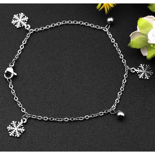 LẮC TAY NỮ INOX HOA TUYẾT CÁCH ĐIỆU BI PHÙ HỢP VỚI MỌI LỨA TUỔI GIÁ CỰC RẺ.