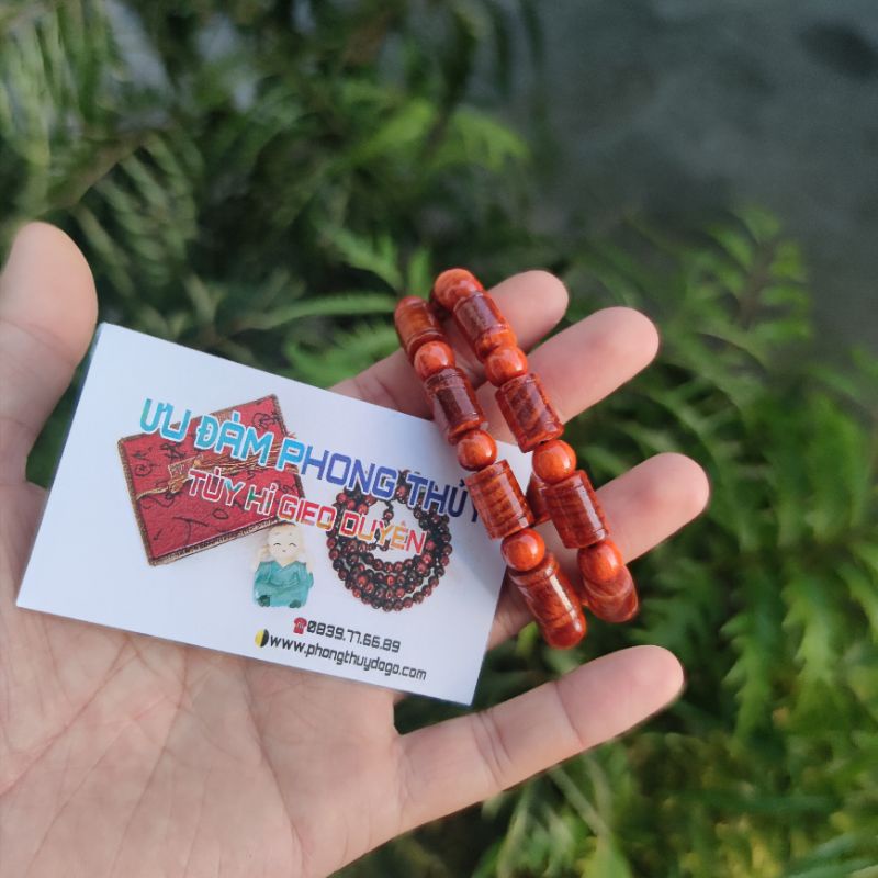 Vòng tay đốt trúc huyết long thấu quang, vòng gỗ huyết rồng | BigBuy360 - bigbuy360.vn