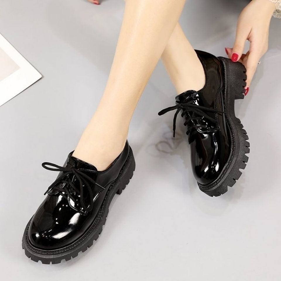 Giày Lười Da Phong Cách Anh Quốc Nhật Bản Size 32 33 34 41 44