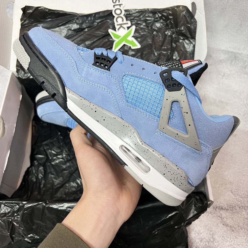 Giày Sneaker Jordan 4 Retro “University Blue” - Bản Tiêu Chuẩn