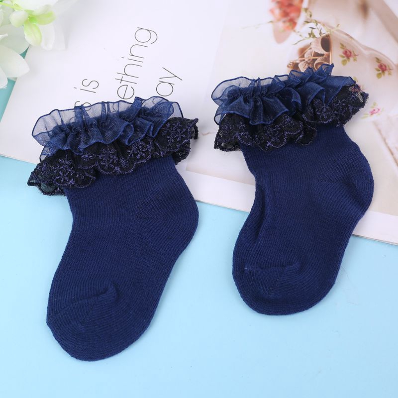 Vớ Ren Công Chúa Cho Bé Gái (Size 1-12)