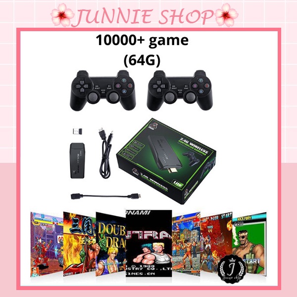 Máy Chơi Game 4 Nút HDMI Không Dây Hơn 10000 Trò Chơi - Máy chơi game không dây thẻ nhớ 64G MG01