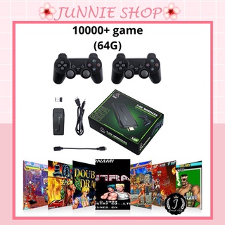[Game stick 4K] Máy Chơi Game 4 Nút HDMI Không Dây Hơn 10000 Trò Chơi - Máy chơi game không dây thẻ nhớ 64G MG01