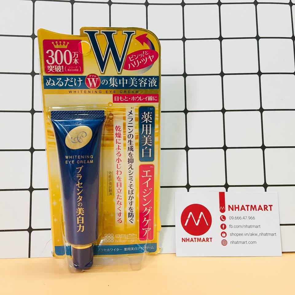 Kem dưỡng da chống nhăn làm trắng vùng mắt Meishoku whitening Eye Cream 30g | BigBuy360 - bigbuy360.vn