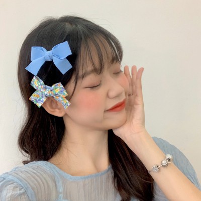 Bộ 2 chiếc kẹp tóc phong cách Hàn Quốc tươi sáng dễ thương cho bé