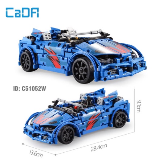 Bộ Đồ Chơi Lắp Ghép Xe Ô Tô - Lego Lắp Ghép Xe Sport Car Điều Khiển Từ Xa - Hàng Cao Cấp - Bảo Hành 12 Tháng