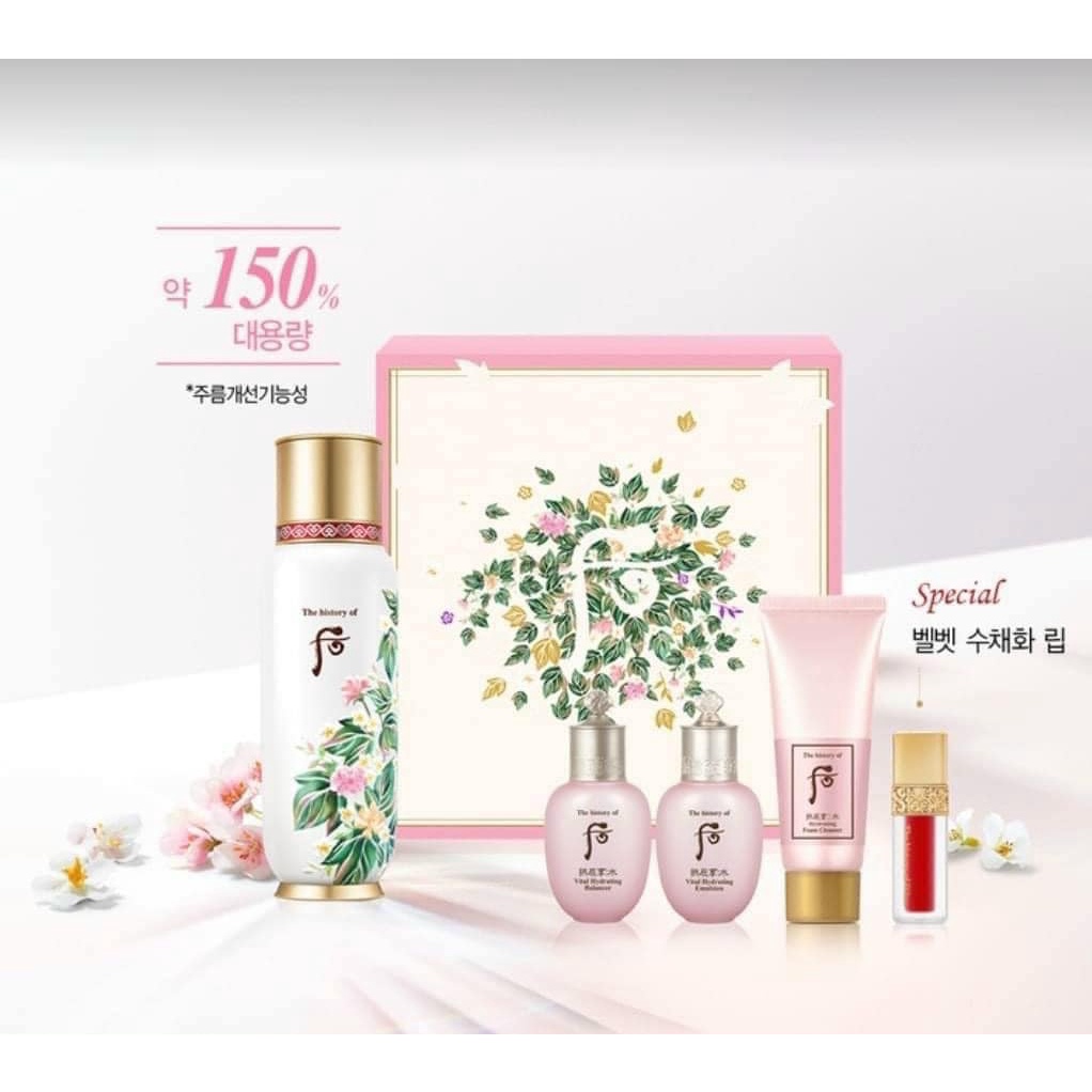 Set Tinh Chất Khởi Nguồn Whoo Bichup First Care Moisture Anti-Aging Essence Limited 2022