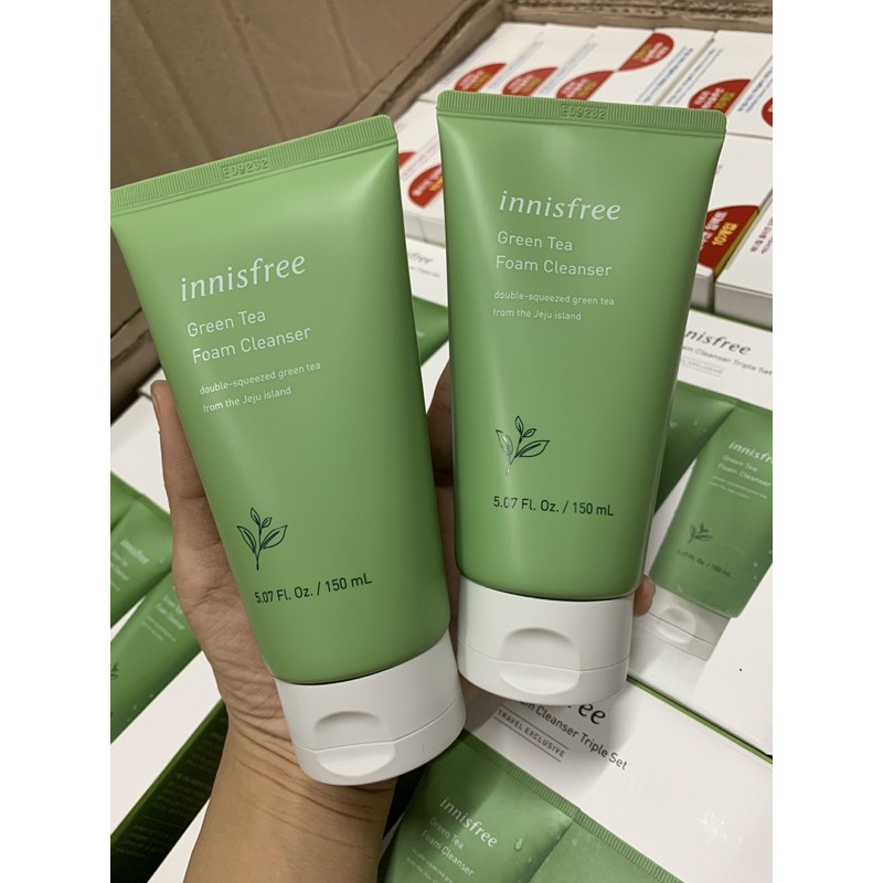 Sữa rửa mặt innisfree trà xanh green tea ( Mẫu Mới )