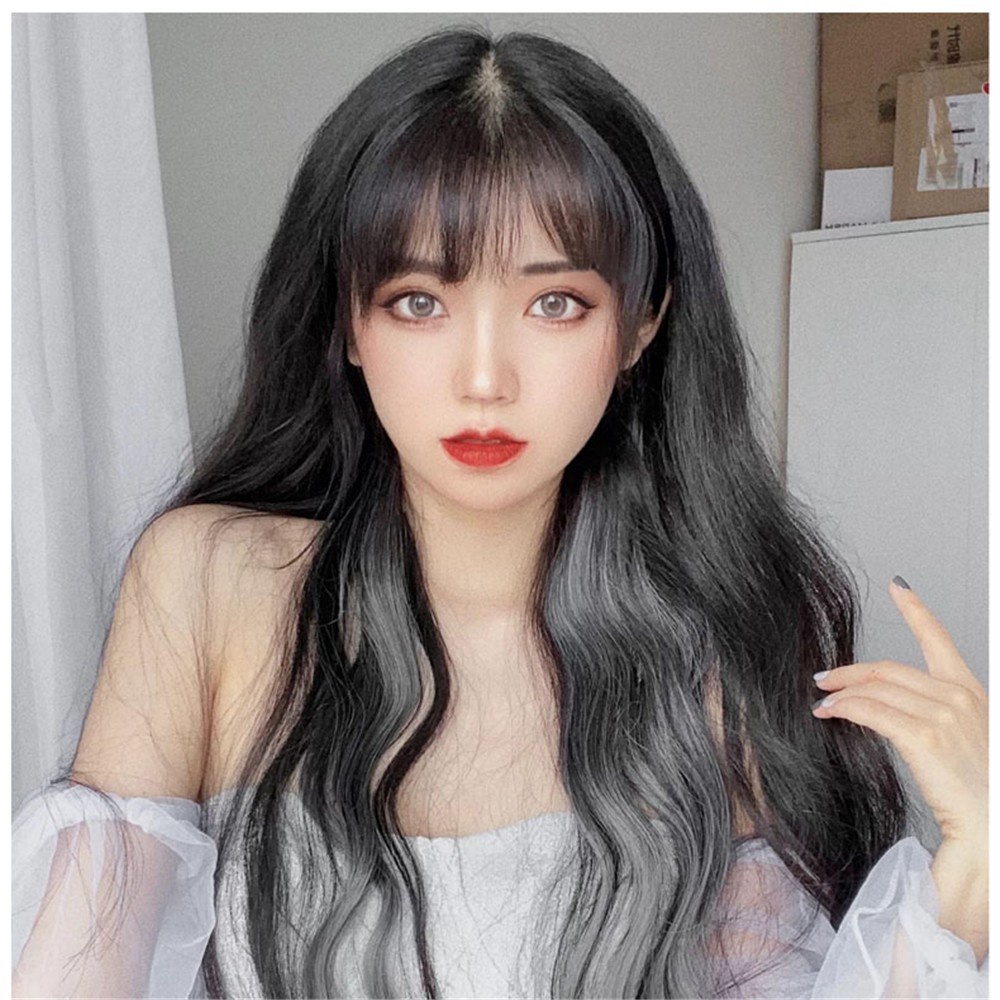 1 Kẹp Tóc Mái Giả Thời Trang Hàn Quốc