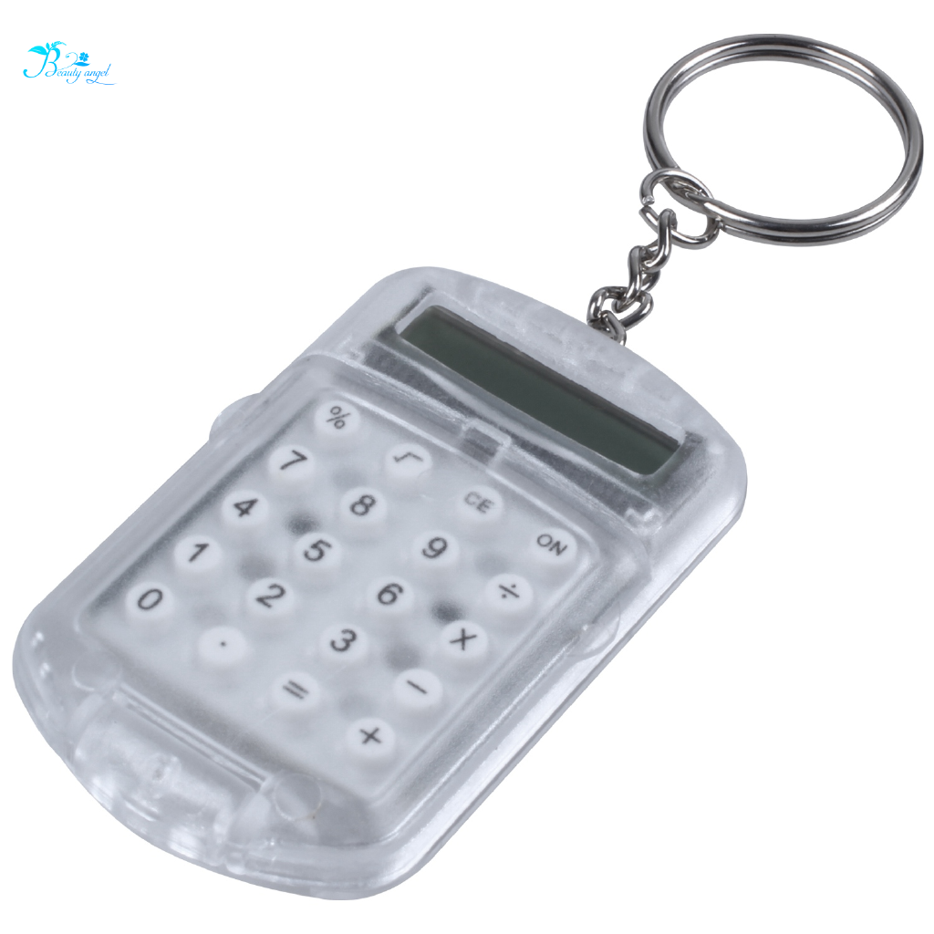Máy Tính Mini 8 Chữ Số Có Móc Khóa