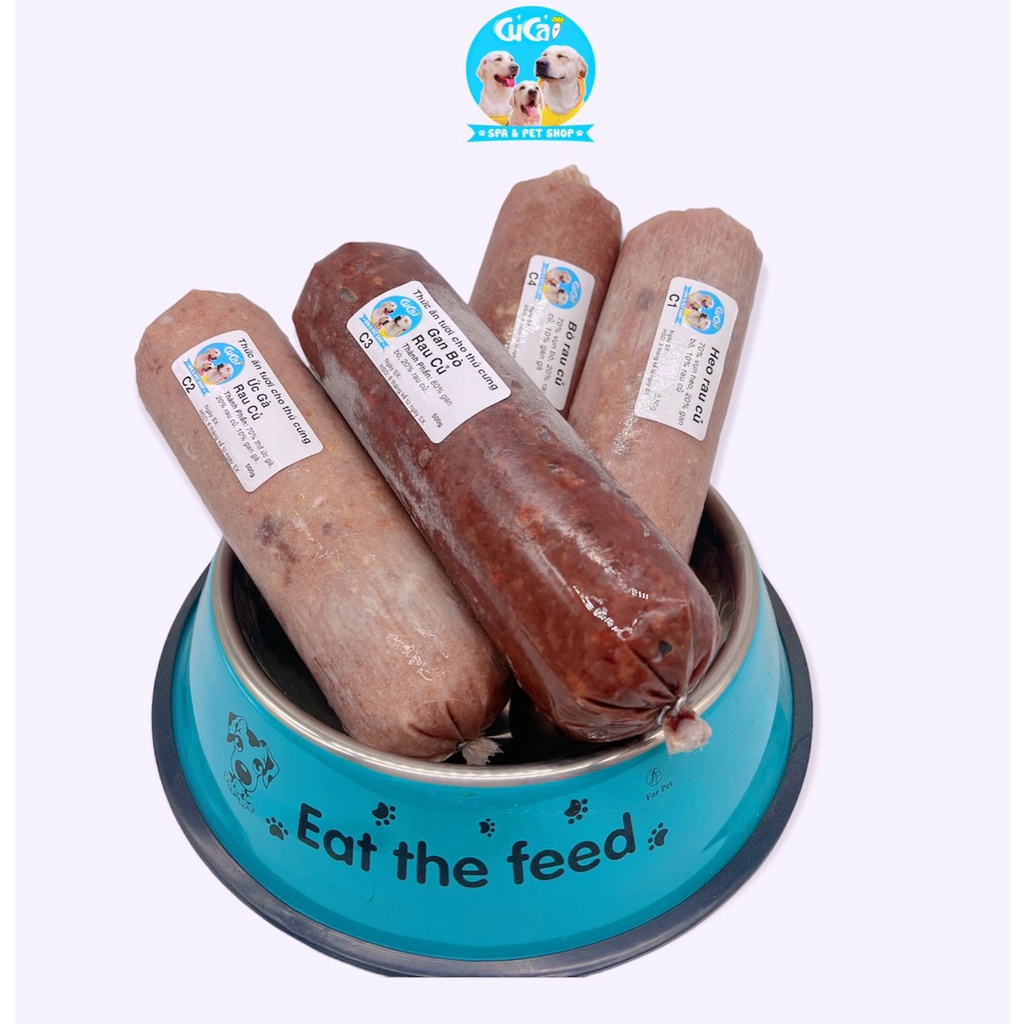Thức ăn cho chó mèo Củ Cải Pet Shop, đồ ăn xay dinh dưỡng cho chó mèo tiện lợi, sạch sẽ cho thú cưng