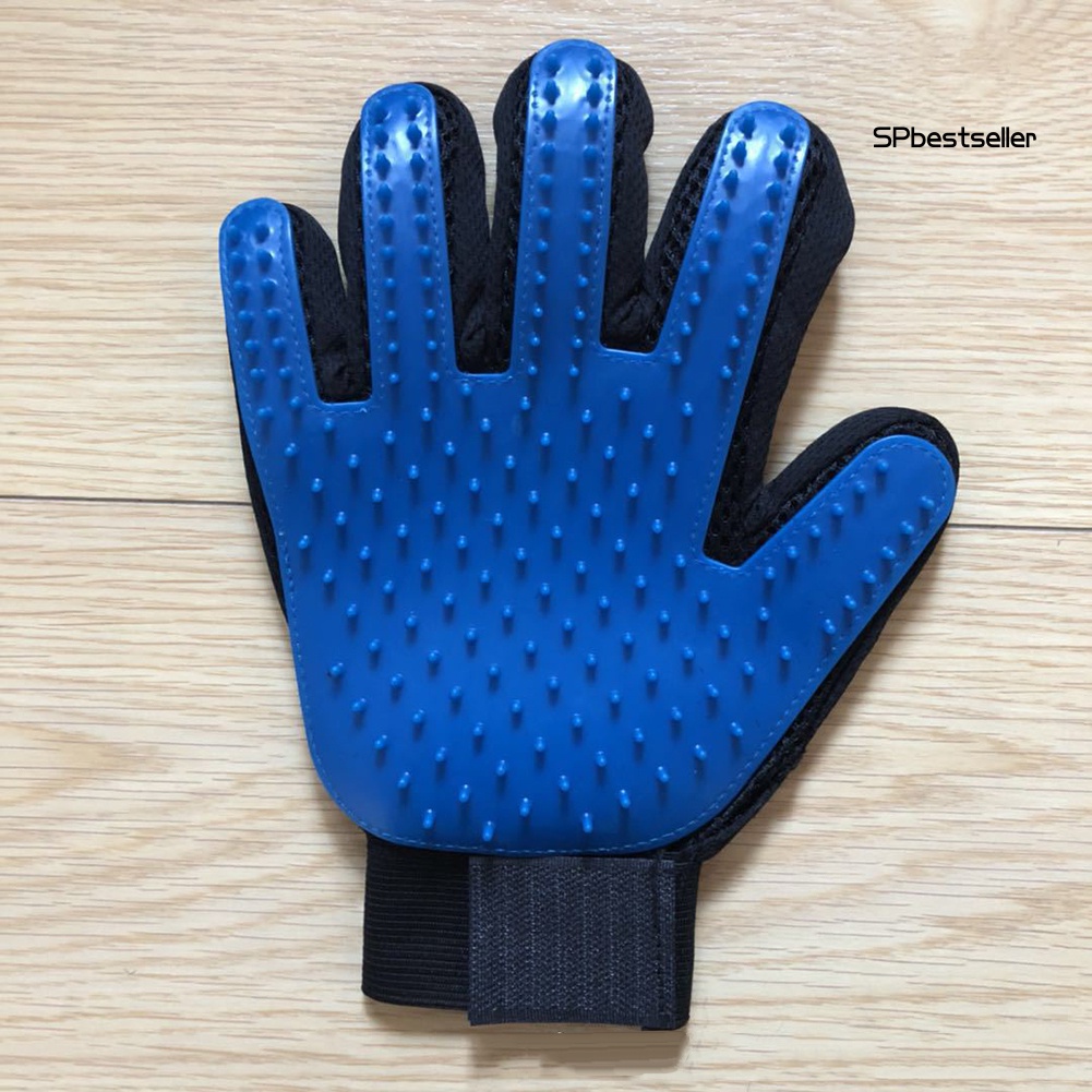 1 Đôi Găng Tay Mát Xa, Chải Lông Cho Thú Cưng