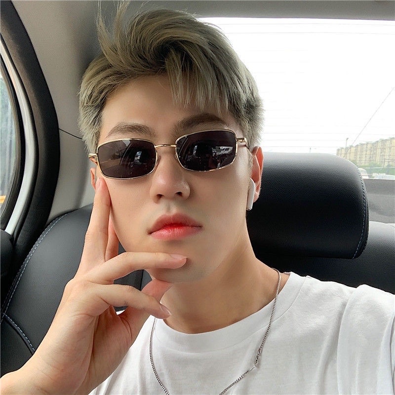 Kính chữ nhật kim loại chắc chắn hot tiktok C6 chống ánh sáng xanh, UV400  Jolie eyewear