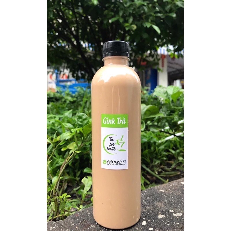 Chai Nhựa Tròn 500ml kèm Nắp - Chai Nhựa Đựng Trà Sữa - Nhựa Đồng Nai