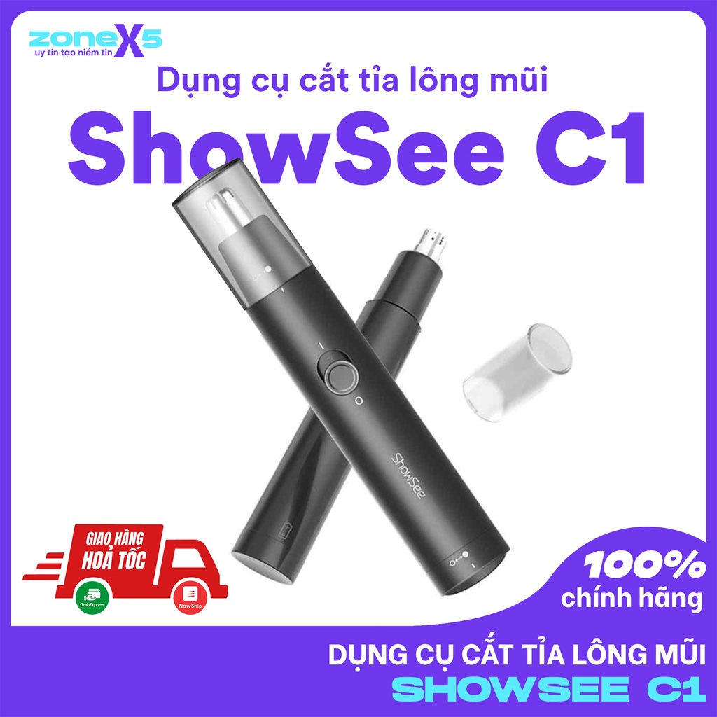 Máy cắt lông mũi Xiaomi ShowSee C1 - Dụng cụ cắt lông mũi Xiaomi