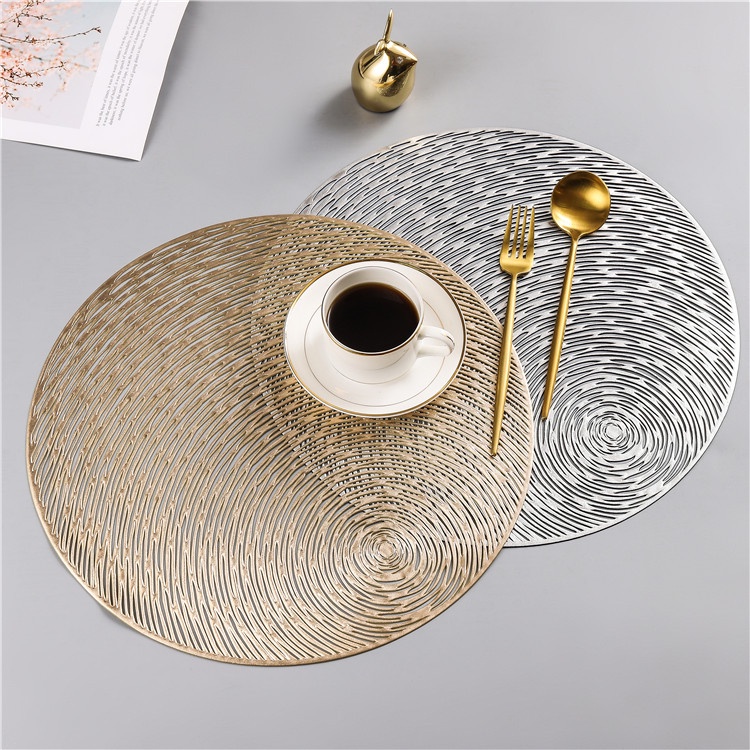 Tấm lót bàn ăn placemat cao cấp, miếng lót bình hoa, ấm trà, sang trọng, kiểu dáng độc đáo, chống trượt, chống nhăn