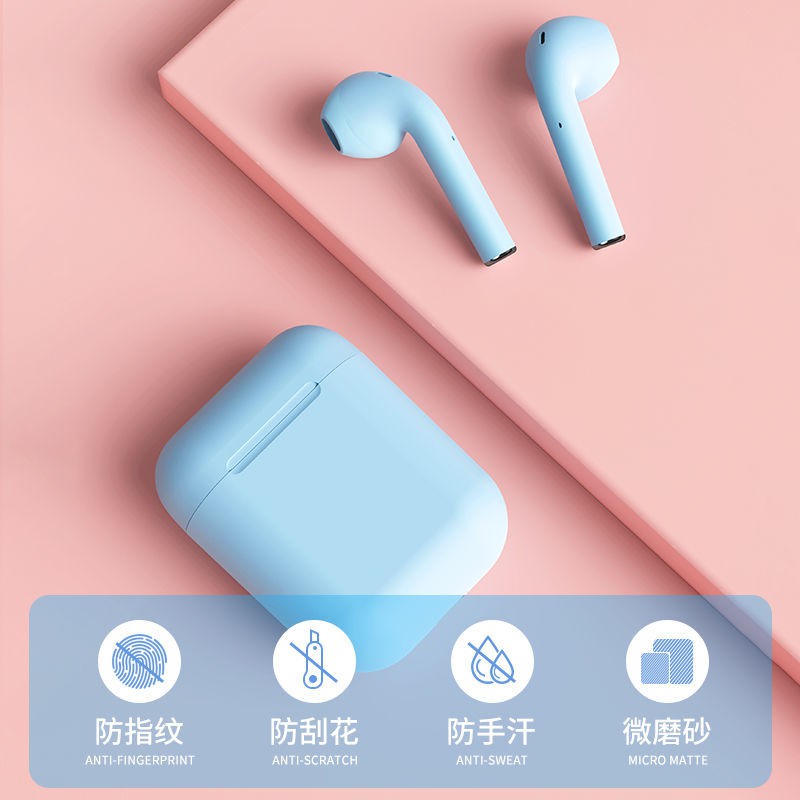 Tai nghe Bluetooth không dây Mini hai tai đen công nghệ âm thanh cao tai nghe không dây Android Apple General