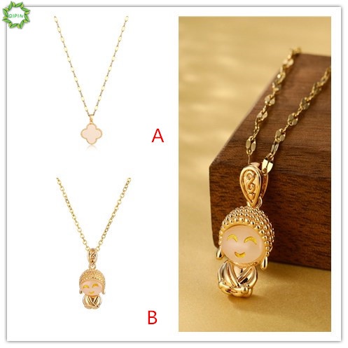 Vòng cổ mặt hình cỏ bốn lá thời trang cho nữ