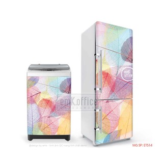 Miếng dán tủ lạnh - chất liệu decal chống thấm - mã ET514