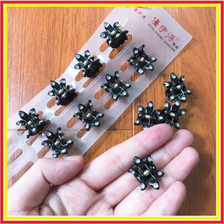 12 Kẹp Càng Cua Cào Nhí Đỉnh Tóc Nhỏ Gọn Tiện Lợi Cho Mẹ Và Bé