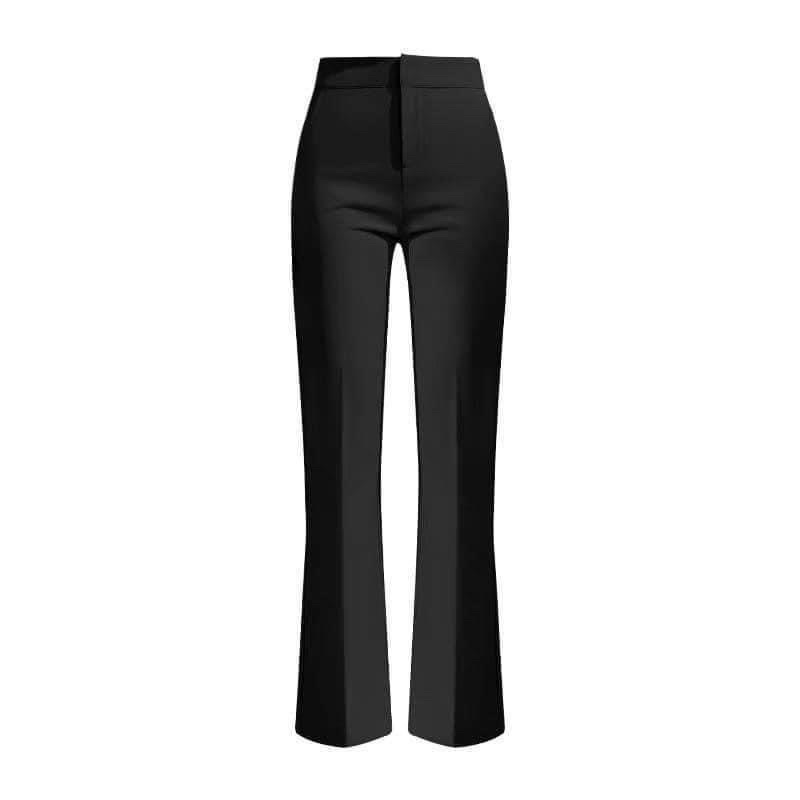 Quần ống loe nhẹ dáng cộc - basic Hàn quốc [Ảnh thật có ở cuối-shop tự chụp] | BigBuy360 - bigbuy360.vn