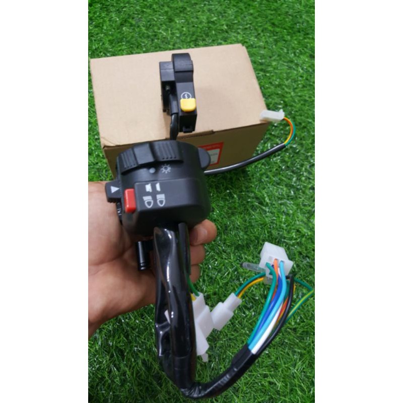 Cùm công tắc giả zin 1/1 dành cho các dòng wave thái 110 và wave alpha 2002 wave zx kèm tay thắng đầy đủ như hình