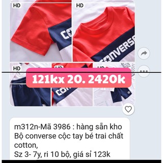 Bộ convers đỏ