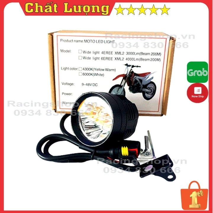 Đèn Trợ Sáng LEDVNRACING Đèn Led Xe Máy L4X 🚀 MẪU MỚI 2021 🔥 Cực Chất Sáng Mạnh  👑NPP ĐÈN LED - Ô TÔ , Xe Máy