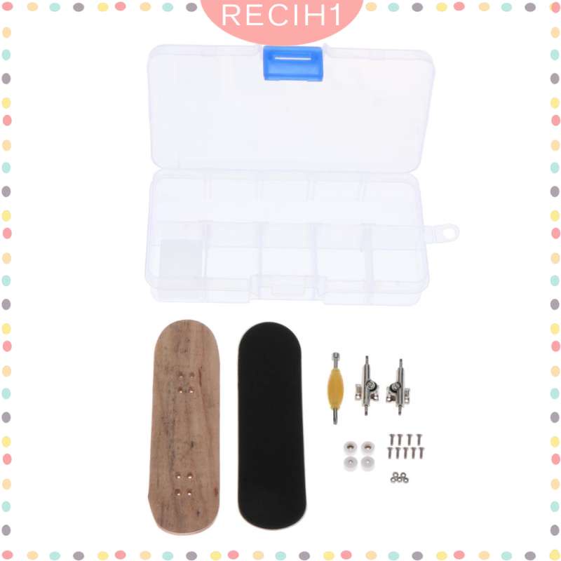 Ván trượt ngón tay mini bằng gỗ phong DIY dành cho trẻ em
