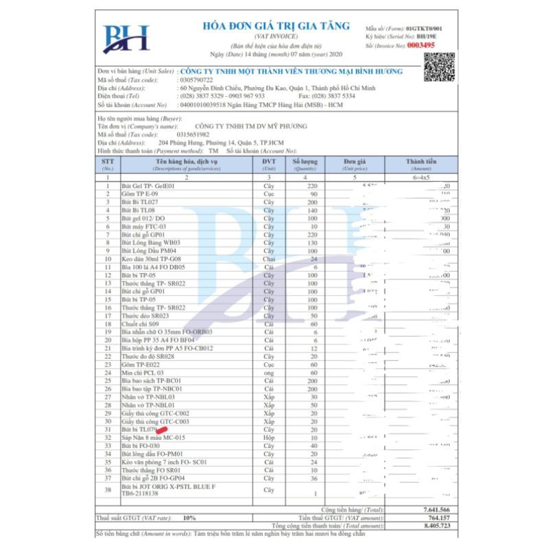 [Mã LIFEBOOK2 giảm 10% đơn 0Đ] Bút TL-079