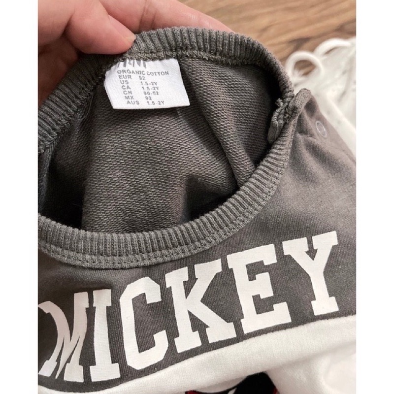 Bộ nỉ Micky da cá xuất dư bé trai