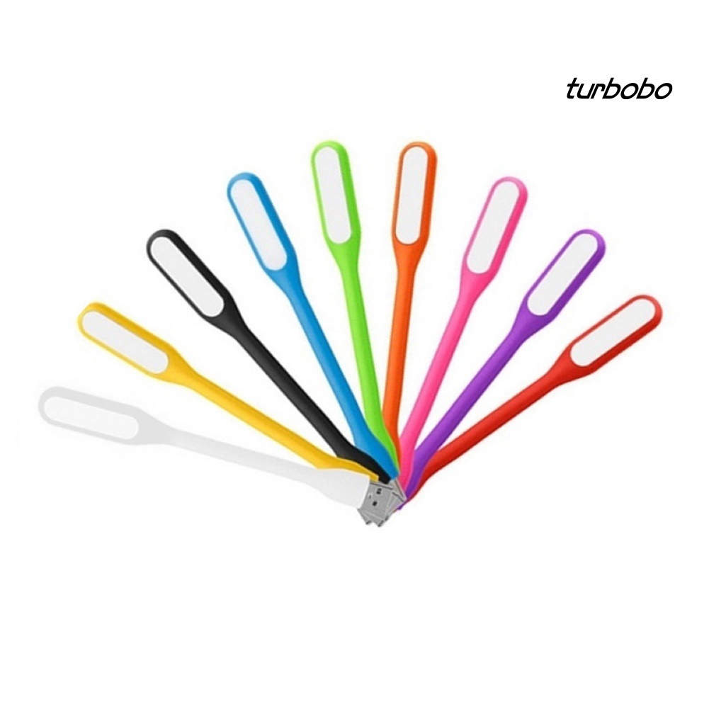Turbobo Đèn LED USB Mini Linh Hoạt Di Động Để Đọc Sách Cho Máy Tính Laptop PC