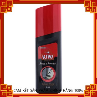 Xi bóng giày da nước kiwi đen chai 75ml