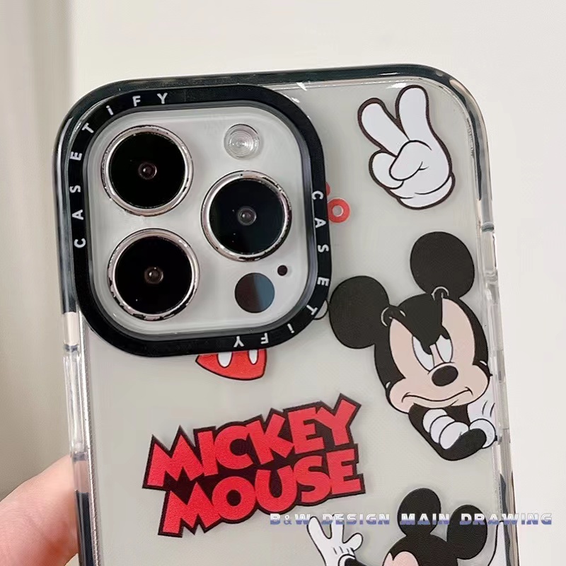Ốp Điện Thoại In Hoạt Hình Mickey Minnie Cho iPhone 14 13 12 11 Pro MAX IX XS MAX XR 6 6sPlus 7 8 Plus