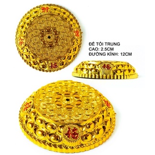 Đế làm tỏi chưng thần tài trang trí tết size 10-12-15 cm
