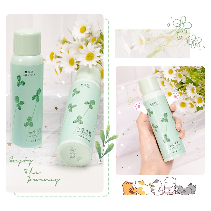 Xịt khoáng cấp ẩm trà xanh LIFUSHA Xịt trang điểm cấp nước trong mướt lâu trôi cả ngày dài | BigBuy360 - bigbuy360.vn