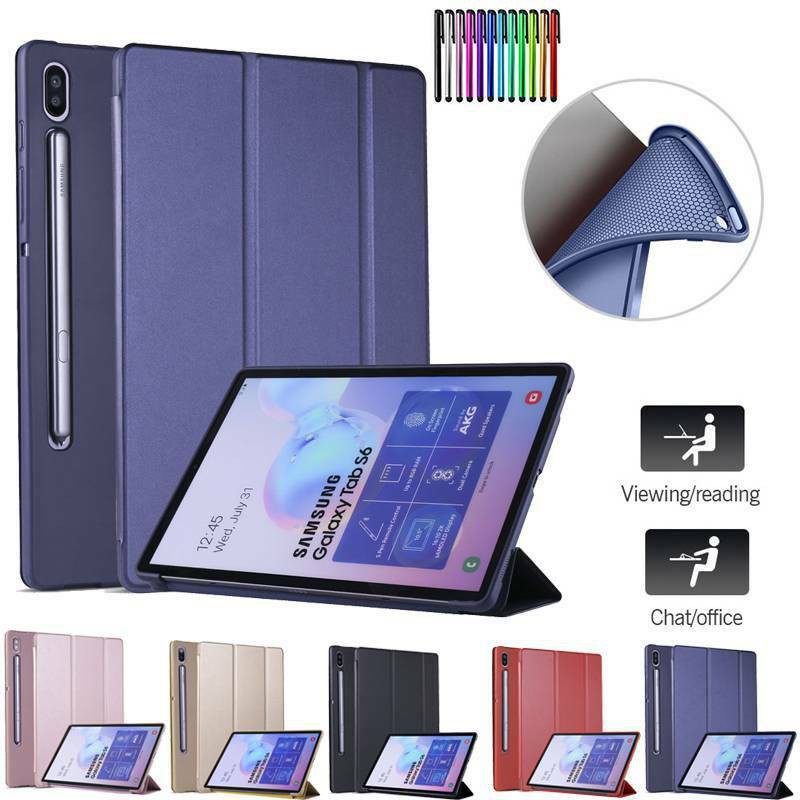 Bao da máy tính bảng thông minh có giá đỡ cho Samsung Galaxy Tab S6 10.5 SM-T860 T865 2019