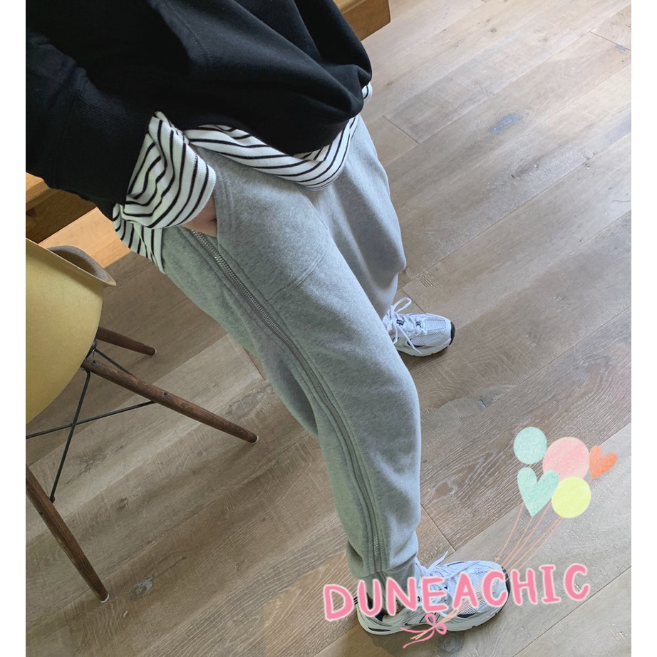 DUNEA Quần Dài Thể Thao Lưng Cao Dáng Rộng Thiết Kế Quyến Rũ Cho Nữ