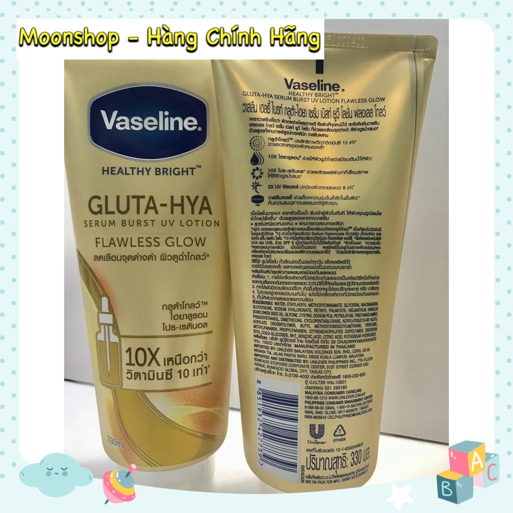 Serum dưỡng thể VASELINE 10X SERUM GLUTA - HYA 300ml Thái Lan, mẫu mới 2022 - moonshop_chuyensi