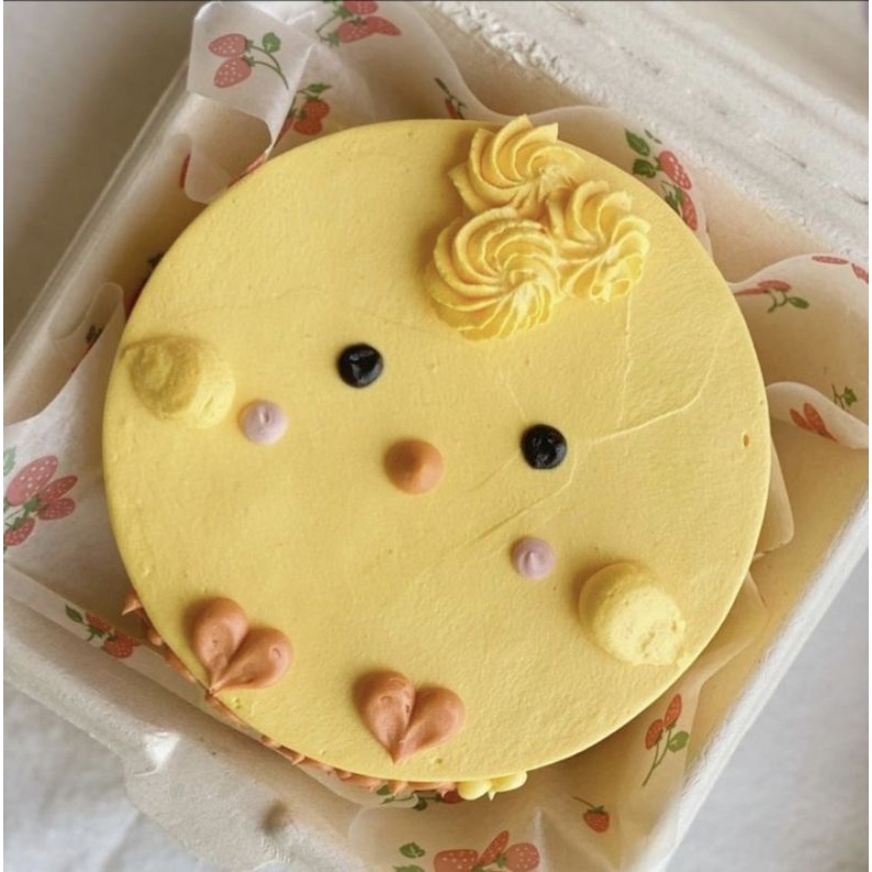 Bánh Kem Mini  - Decor Mặt Pet Cute