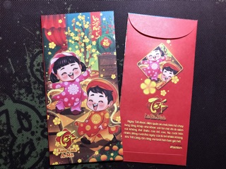 Combo 250 bao lì xì thuần Việt