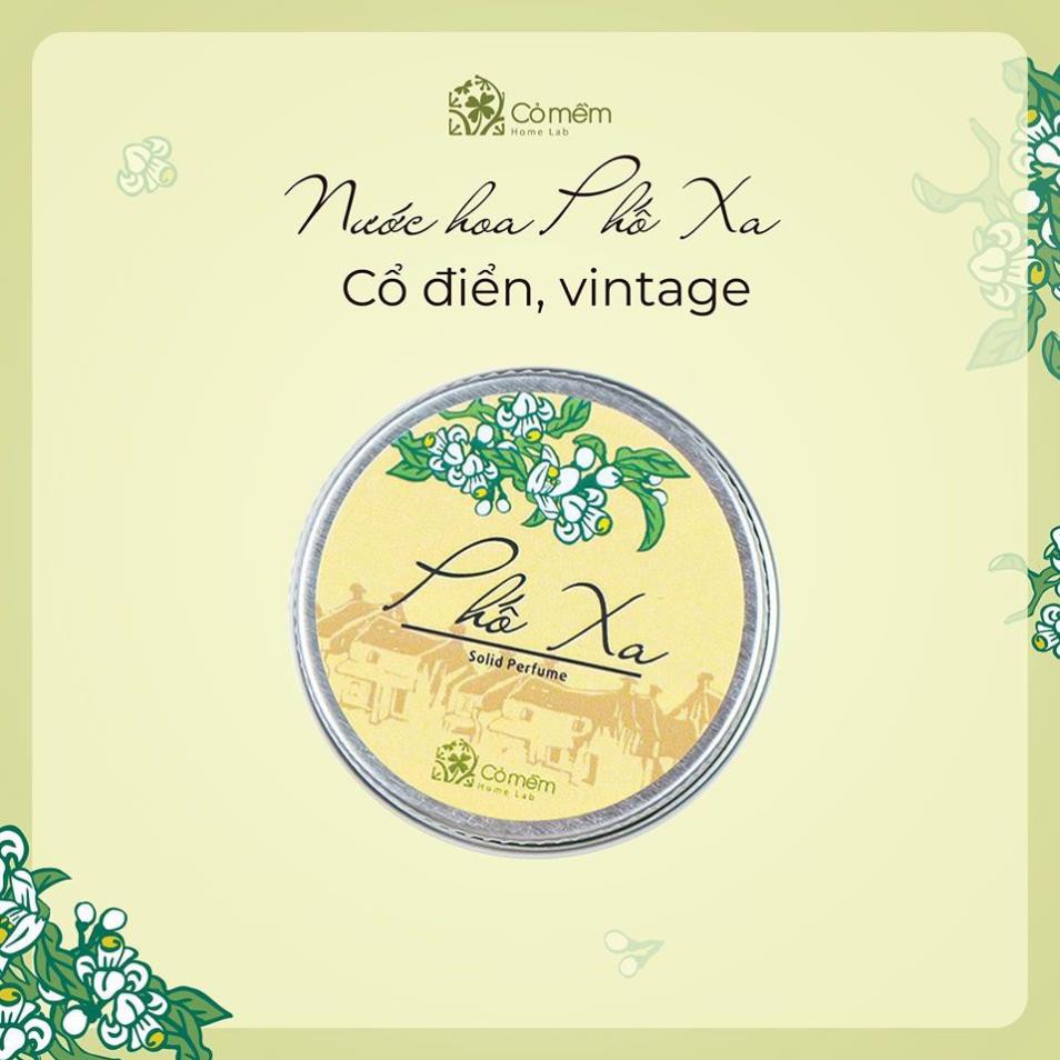 Nước Hoa Khô Phố Xa Cổ Điển Vintage Hương Hoa Bưởi An Toàn Cho Bà Bầu Cỏ Mềm