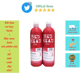 Dầu gội tigi đỏ 1500ml/cặp - freeship toàn quốc