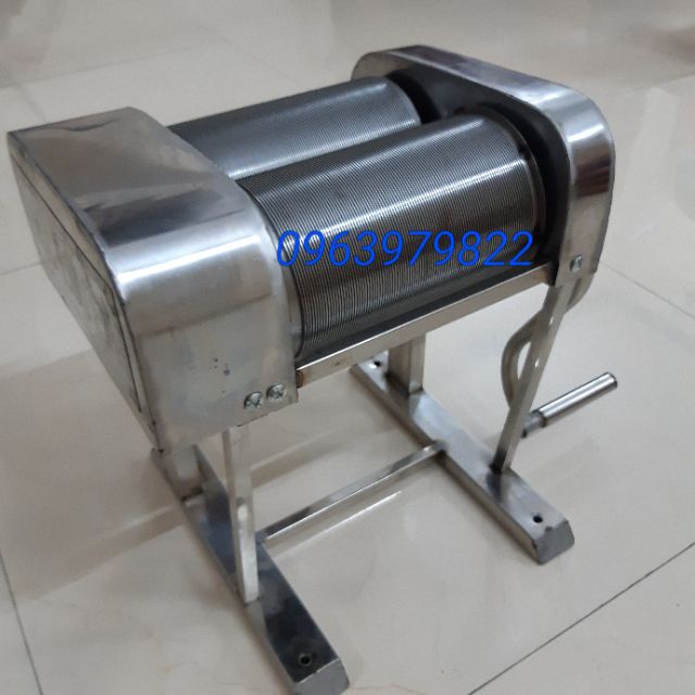 MÁY THÁI BÌ INOX CỠ ĐẠI QUAY TAY