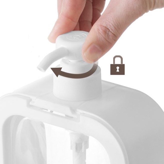 Chai Đựng Nước Rửa Tay Dạng Bơm Trong Suốt Tiện Lợi Dành Cho Nhà Tắm